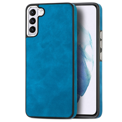 Samsung Galaxy S22+ 5G Skin-Feel Electroplating TPU Shockproof Phone Case - Blue